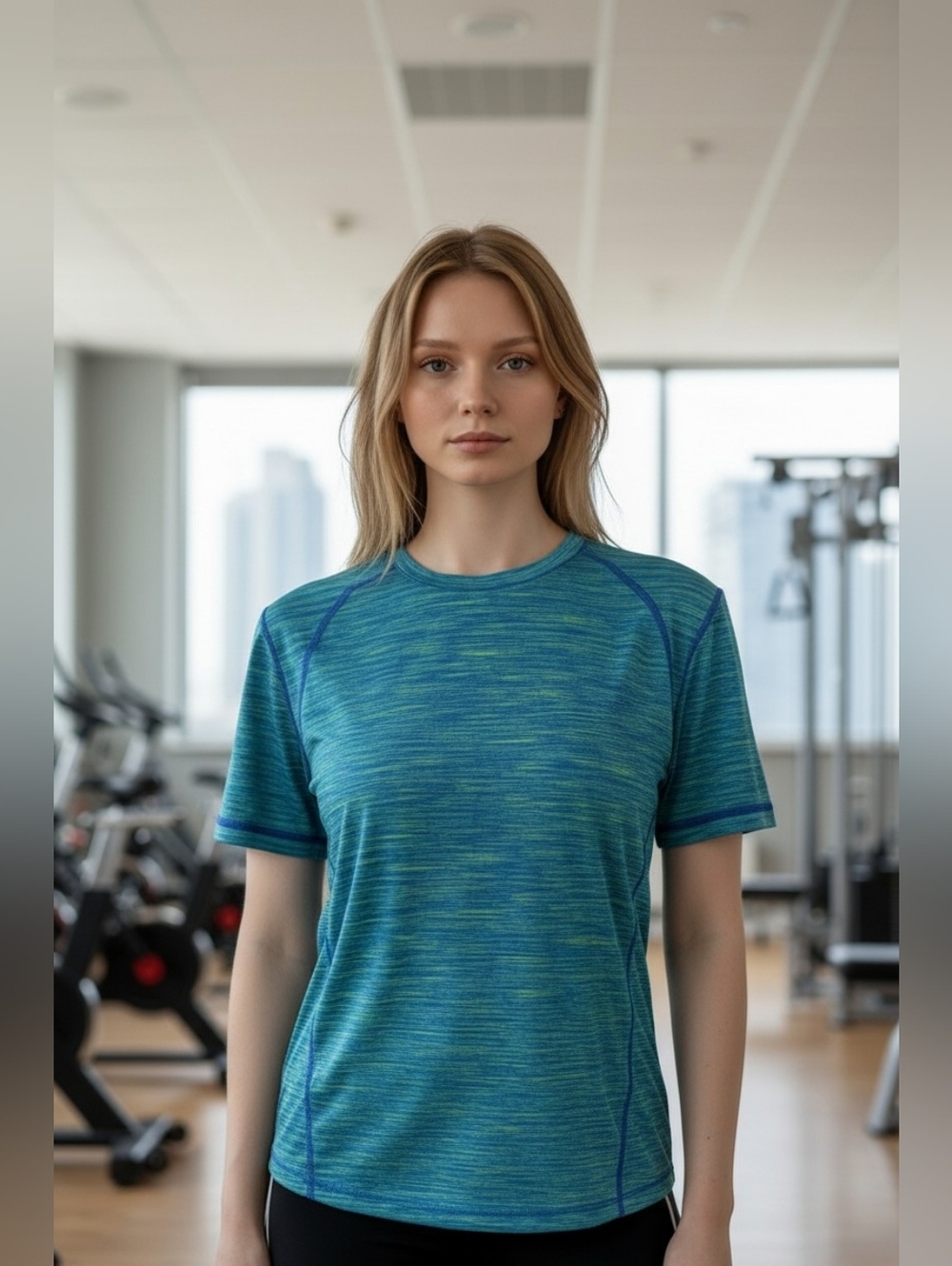 xersion Women's Size Large Work Out Gym Training Open Back Drifit Shirt